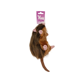 KW Fun Naturens Dyr Rotte - Stor 20 Cm